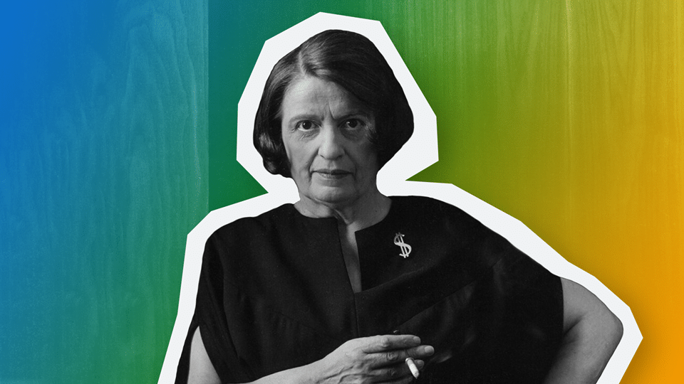 Ayn Rand portrait