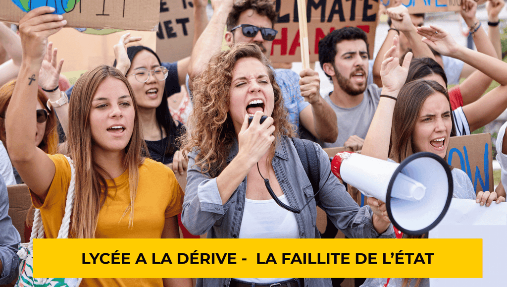 Lycéens qui manifeste